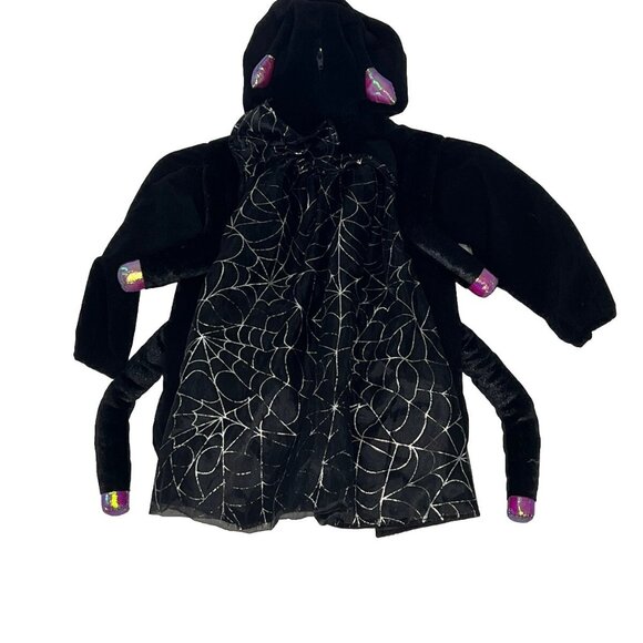 MiniWear Toddler Spider Costume  Sz 36 Months Hooded Black Unisex Halloween - Picture 4 of 8